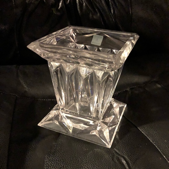 PartyLite P7967 Quad Prism Small Pedestal Candle Holder / Vase